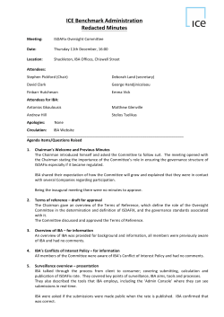 ICE Benchmark Administration Redacted Minutes
