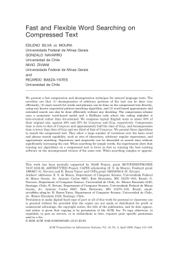 Fast and Flexible Word Searching on Compressed Text