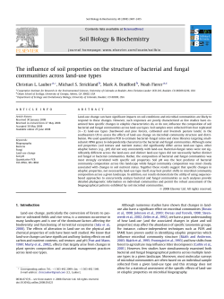 The influence of soil properties on the
