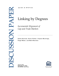 Incremental Alignment of Cap-and-Trade Markets