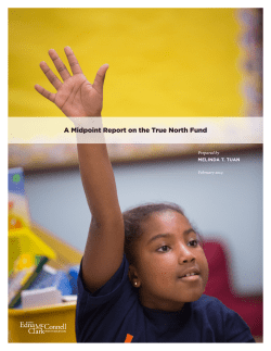 A Midpoint Report on the True North Fund