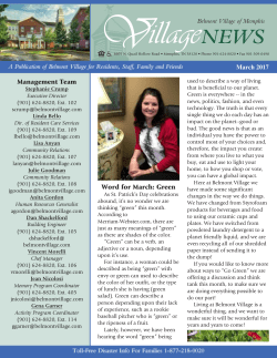 March 2017 Newsletter