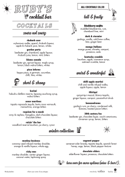 cocktails - World`s Best Bars