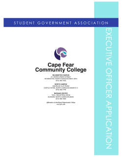 Executive Officer Application Packet