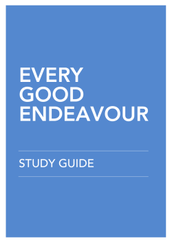 EVERY GOOD ENDEAVOUR - City to City Australia