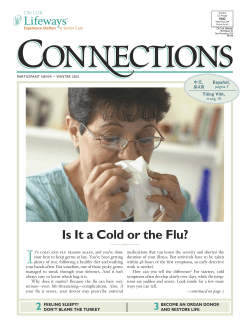 Is It a Cold or the Flu?