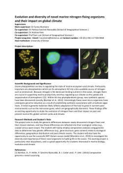 Evolution and diversity of novel marine nitrogen