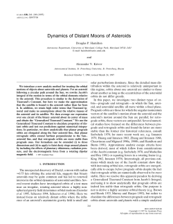 Dynamics of Distant Moons of Asteroids