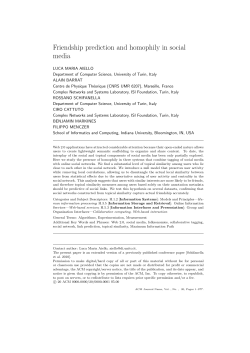 Friendship prediction and homophily in social media