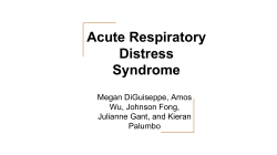 Acute Respiratory Distress Syndrome