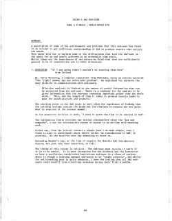 Being a SAS End-User