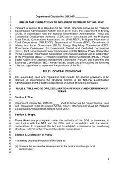 NEA IRR Circular Form