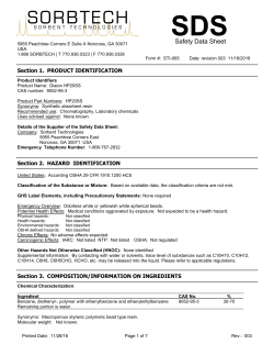 HP20SS - Sorbent Technologies, Inc.