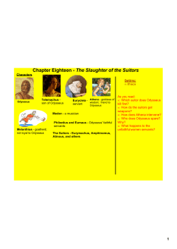 Chapter EighteenанаThe Slaughter of the Suitors