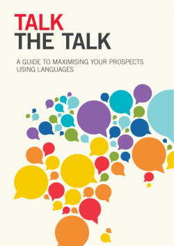 Talk the Talk - Oxford German Network