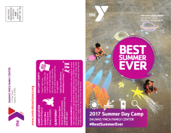2017 SALINAS Summer Day Camp Guide
