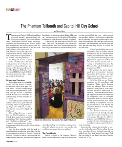 The Phantom Tollbooth and Capitol Hill Day School
