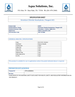 Aqua Solutions, Inc.