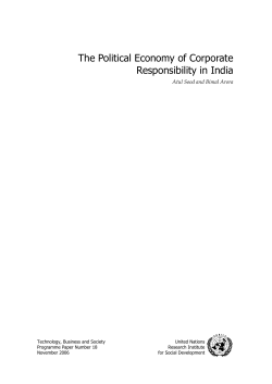 Enter the title of the paper - United Nations Research Institute for