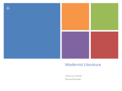 Modernist Literature