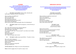 GANDHI ABRAHAM LINCOLN