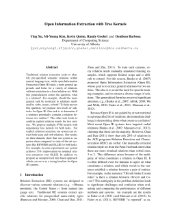 Open Information Extraction with Tree Kernels