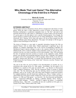 The Alternative Chronology of the 8