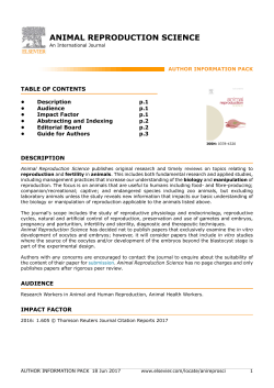 animal reproduction science