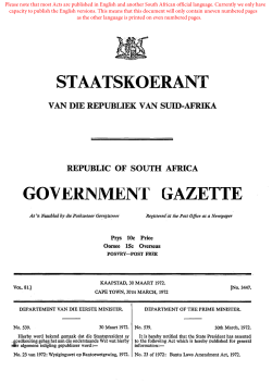 Bantu Laws Amendment Act - South African Government
