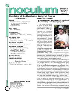 Bruns 2011 - North American Mycoflora Project