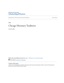 Chicago Monetary Traditions