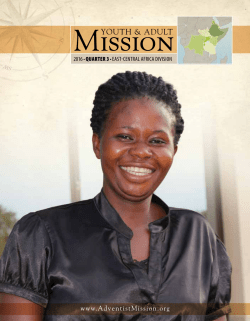 3rd Quarter 2016 - Adventist Mission
