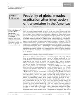 de Quadros.fm - Measles and Rubella Initiative