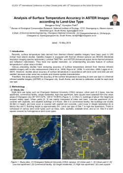 Analysis of Surface Temperature Accuracy in ASTER Images