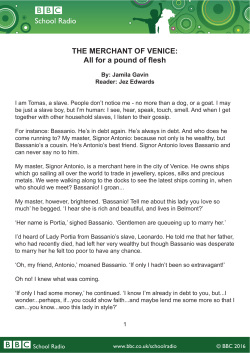 for a pound of flesh