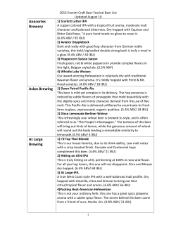 Anacortes Brewery Aslan Brewing At Large Brewing