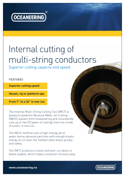 Internal cutting of multi-string conductors