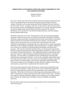 CORRECTIONS TO HURON CONSULTING