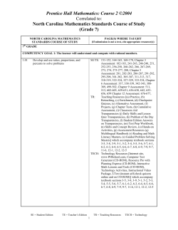 Course 2 - Pearson School