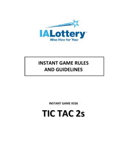TIC TAC 2s - Iowa Lottery