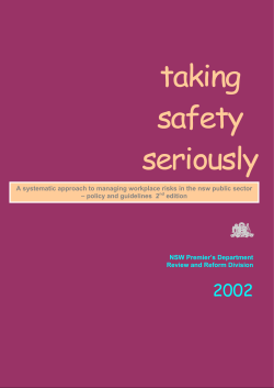 Taking Safety Seriously