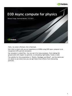 D3D Async compute for physics