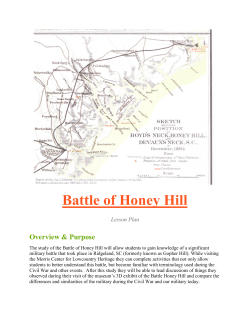 Battle of Honey Hill - Morris Center for Lowcountry Heritage