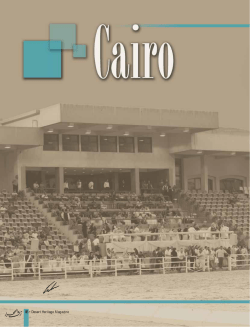 n.13 - Cairo - Desert Heritage Magazine
