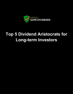 Top 5 Dividend Aristocrats for Long-term Investors