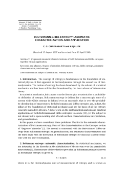 Boltzmann-Gibbs entropy: axiomatic characterization and