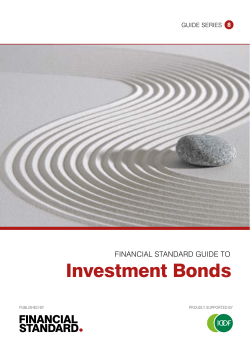 Investment Bonds - Financial Standard