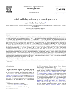 Alkali and halogen chemistry in volcanic gases on Io