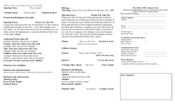 Opening Video &ldquo;This is Easter&rdquo; *Prelude Hymn &ldquo;Glorious Day