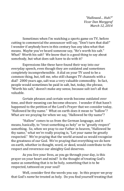 Hallowed&hellip; Huh? - Hope of Columbia Podcast